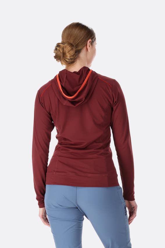 Кофта жіноча Rab Force Hoody Wmns, Tempest Blue, 8 (QBL-10-TMB-08)