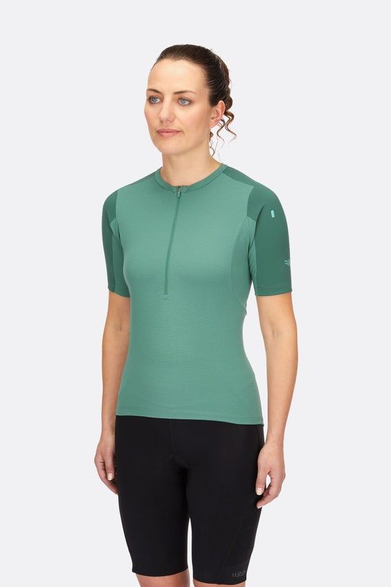 Джерсі жіноче Rab Cinder Tract Jersey Wmns, Tempest Blue, 8 (QCB-94-TMB-08)