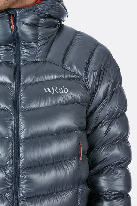 Чоловічий легкий пуховик Rab Zero G Jkt, STEEL, XL (QDN-56-ST-XL)