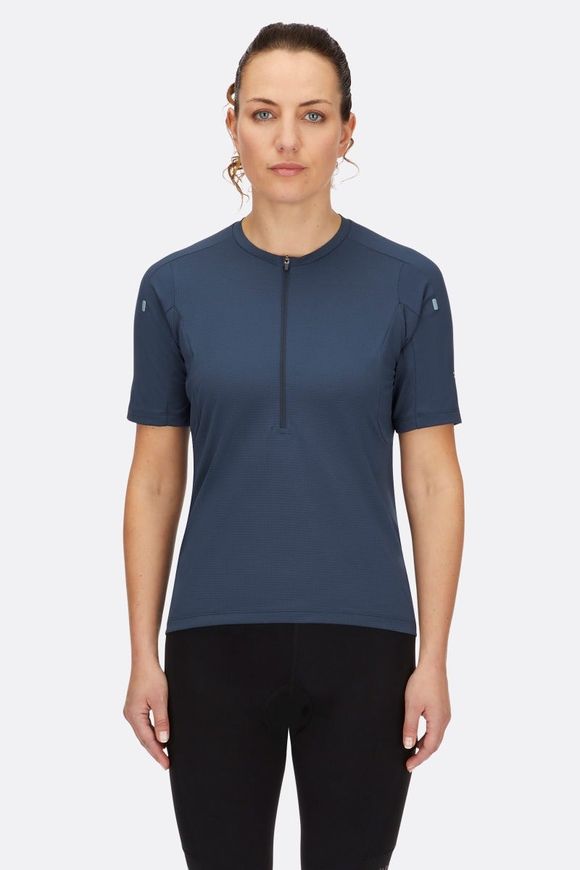 Джерсі жіноче Rab Cinder Tract Jersey Wmns, Tempest Blue, 8 (QCB-94-TMB-08)