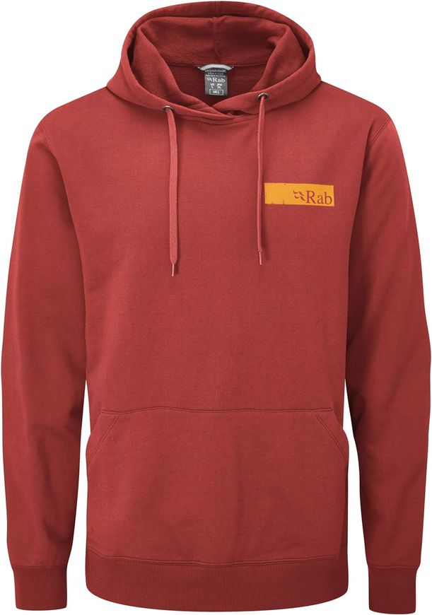 Кофта чоловіча Rab Voyage Hoody, RED CLAY, L (5059913006369)