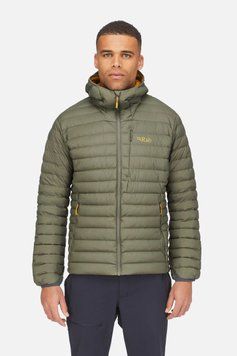Зимовий пуховик чоловічий Rab Infinity Microlight Jacket, Light Khaki, SML (QDB-22-LKH-SML)