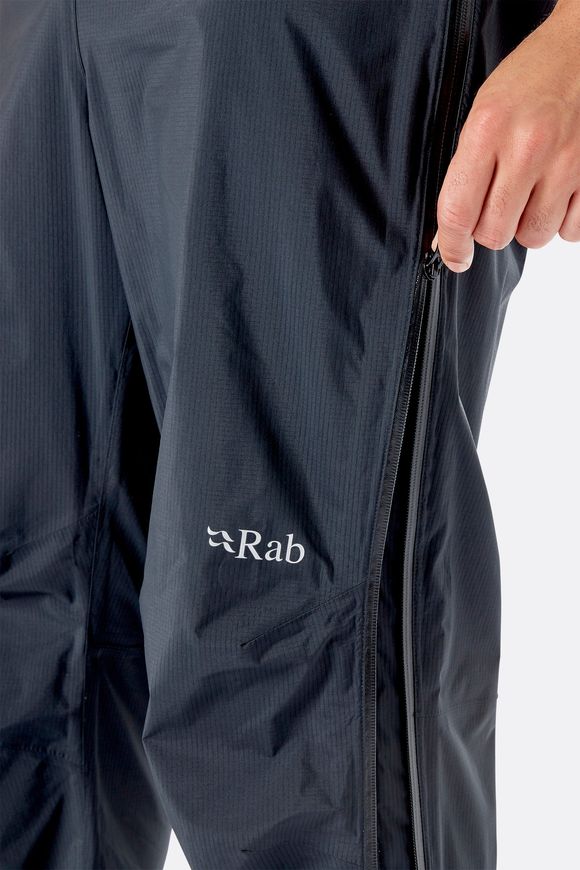 Штани чоловічі Rab Downpour Plus 2.0 Pants, Black, XL, Short (QWG-80-BL-XL-XS)