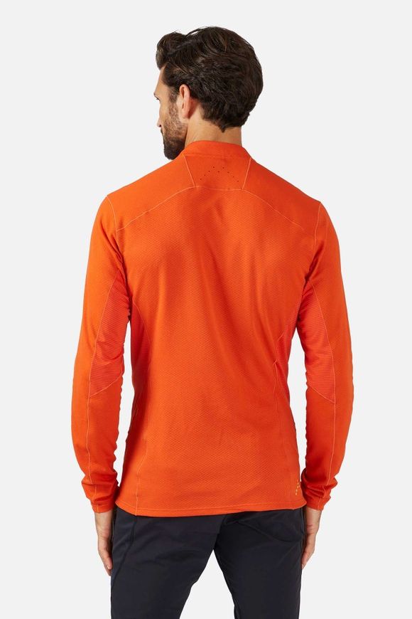 Футболка з довгим рукавом чоловіча Rab Ridgeline LS Tee, Firecracker, MED (QBL-55-FCR-MED)