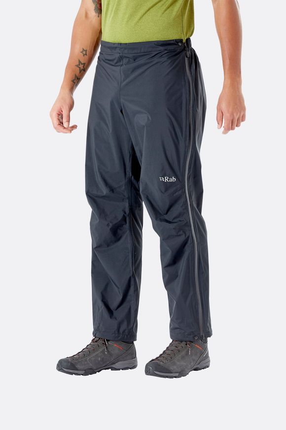 Штани чоловічі Rab Downpour Plus 2.0 Pants, Black, XL, Short (QWG-80-BL-XL-XS)