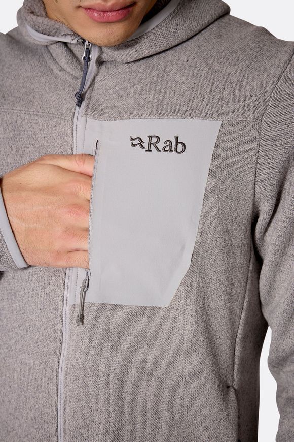 Кофта чоловіча Rab Ryvoan Hoody, Ebony, L (RB QFG-78-EBN-LRG)