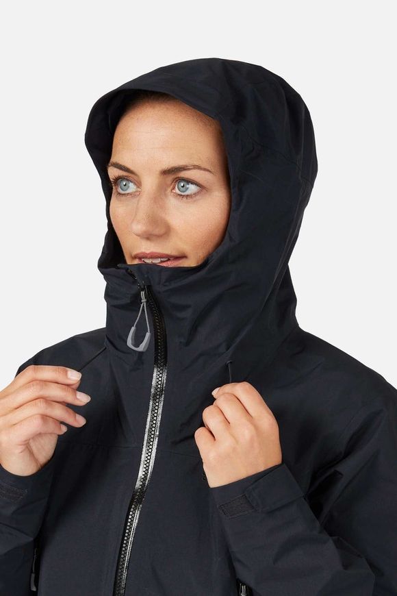 Мембранна куртка жіноча Rab Kangri Paclite Plus Jacket Wmns, Beluga, 12 (QWH-74-BEL-12)