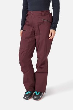 Штани жіночі Rab Khroma Diffuse GTX Pants Wmns, Deep Heather, 14 (QWH-84-DEH-14)