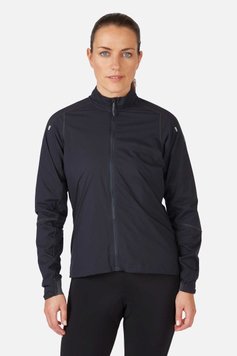 Велокуртка жіноча Soft Shell Rab Vapour-Rise Cinder Jacket Wmns, Ebony, 8 (QFF-87-EBN-08)