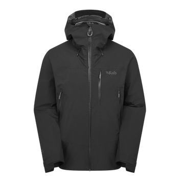 Мембранна куртка чоловіча Rab Downpour Mountain Jacket, Black, S (RB QWI-11-BLK-SML)