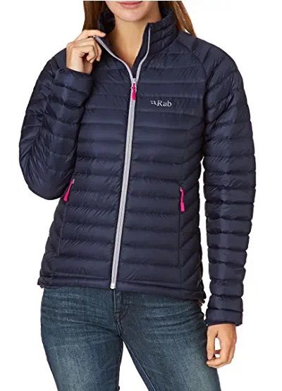 Жіночий легкий пуховик Rab Microlight Jacket wmns, TWILIGHT, 14 (821468638280)