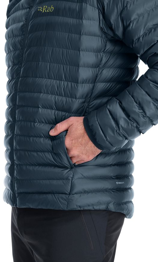 Чоловіча зимова куртка Rab Cirrus Alpine Jacket, Orion Blue, XL (QIO-59-OR-XL)