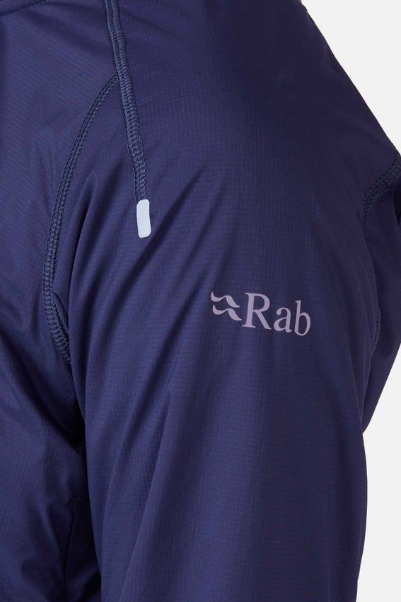 Велокуртка жіноча Soft Shell Rab Vapour-Rise Cinder Jacket Wmns, Ebony, 8 (QFF-87-EBN-08)