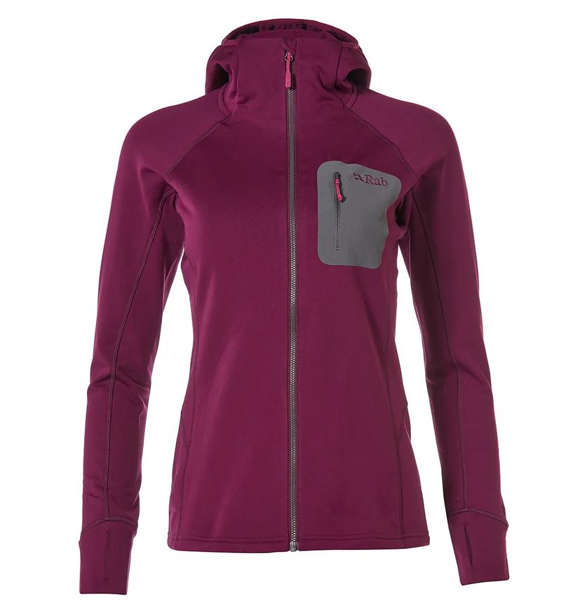 Кофта жіноча Rab Superflux Hoody wmns, BERRY, 08 (821468866072)