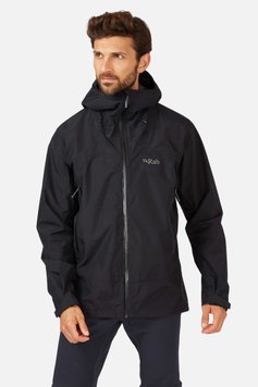 Мембранна куртка чоловіча Rab Namche GTX Jacket, Black, SML (QWH-77-BLK-SML)