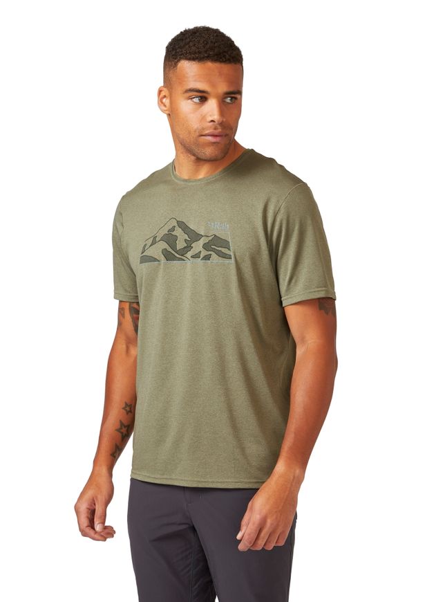 Футболка чоловіча Rab Mantle Mountain Tee, LIGHT KHAKI, L (5059913088884)