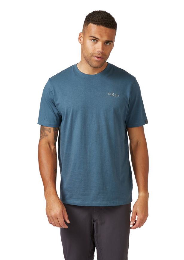 Футболка чоловіча Rab Stance Mountain Peak Tee, ORION BLUE, L (5059913051802)