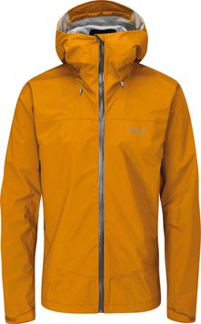 Мембранна куртка чоловіча Rab Downpour Plus 2.0 Jacket, Sunset, XL (QWG-78-SU-XL)