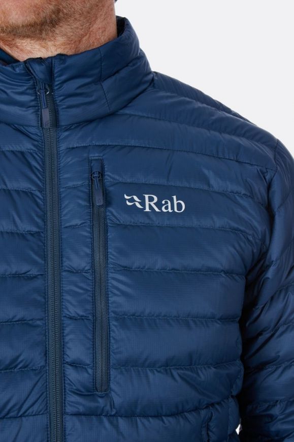 Чоловічий легкий пуховик Rab Microlight Jkt, ARMY/CACTUS, S (821468863385)