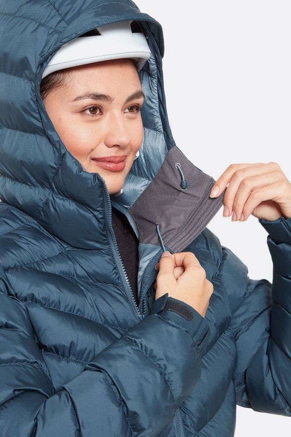 Жіноча тепла куртка Rab Nebitron Pro Jacket Wmns, Mulberry, 10 (RB QIP-24-MUL-10)
