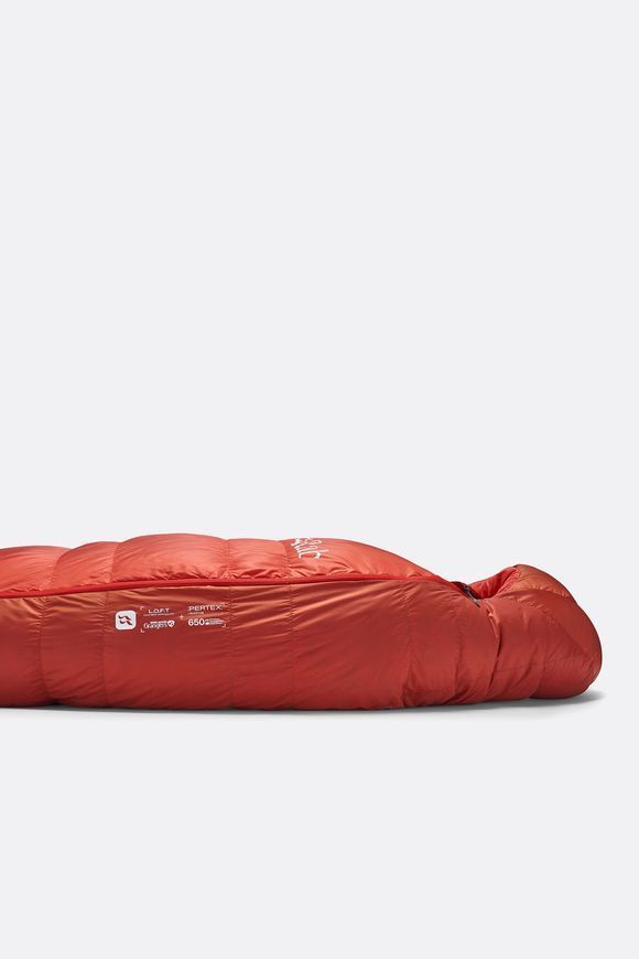 Спальний мішок Rab Alpine Regular, (-6&deg;C), 185 см - Left Zip, Horizon/Tuscan Red (RB QSN-09-DHT-REG-LZ)