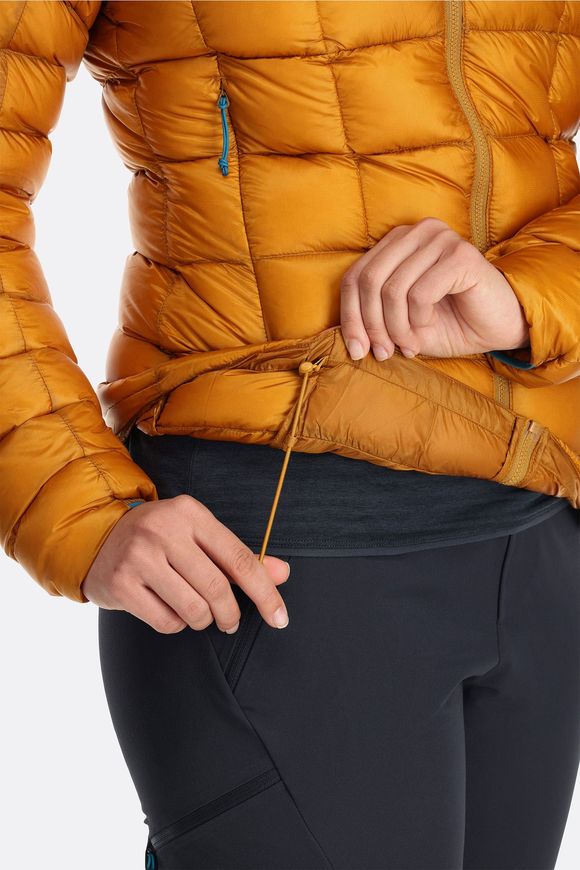 Легкий жіночий пуховик Rab Mythic Alpine Jacket Wmns, Patriot Blue, 16 (QDB-46-PTB-16)