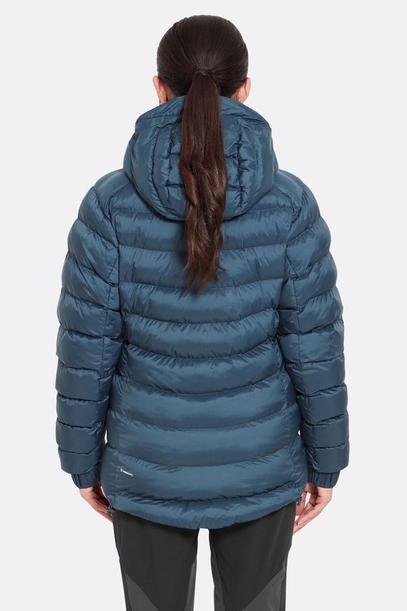 Жіноча тепла куртка Rab Nebitron Pro Jacket Wmns, Mulberry, 10 (RB QIP-24-MUL-10)