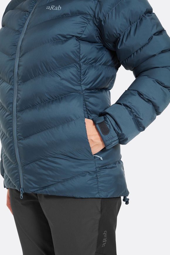 Жіноча тепла куртка Rab Nebitron Pro Jacket Wmns, Mulberry, 10 (RB QIP-24-MUL-10)