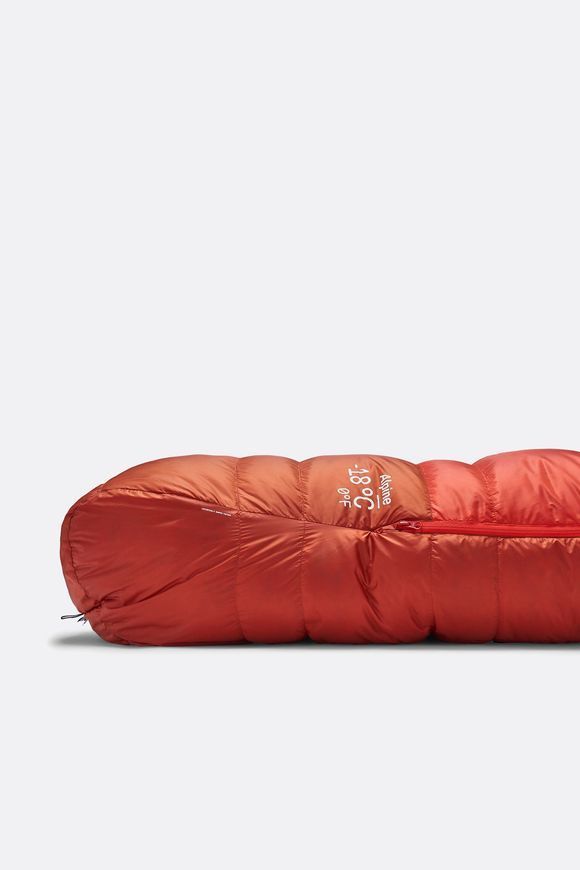Спальний мішок Rab Alpine Regular, (-6&deg;C), 185 см - Left Zip, Horizon/Tuscan Red (RB QSN-09-DHT-REG-LZ)