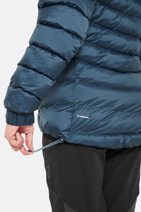 Жіноча тепла куртка Rab Nebitron Pro Jacket Wmns, Mulberry, 10 (RB QIP-24-MUL-10)