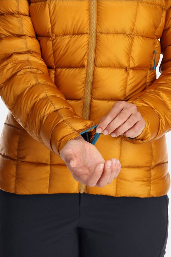 Легкий жіночий пуховик Rab Mythic Alpine Jacket Wmns, Patriot Blue, 16 (QDB-46-PTB-16)