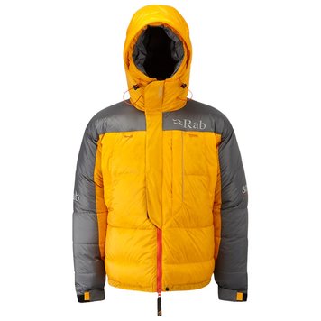 Чоловічий зимовий пуховик Rab Expedition 8000 Jkt, GOLD/SHARK, L (QED-21-GO-L)