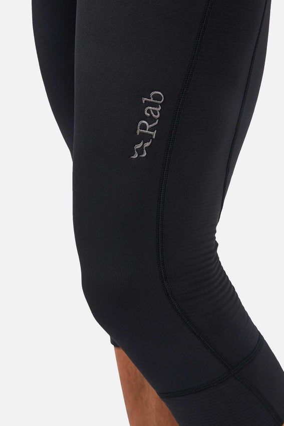 Термоштани чоловічі Rab Ocular 3/4 Tights, Black, S (QFV-65-BLK-SML)