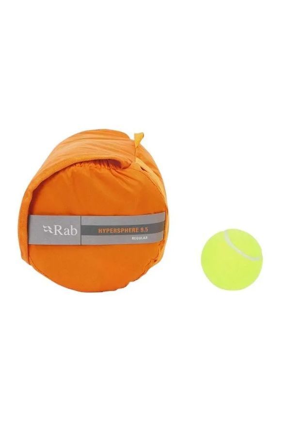 Килимок надувний Rab Hypersphere 9.5, Regular, 183x51х10см, Marmalade (RB QMA-08-MAM-REG-REG)