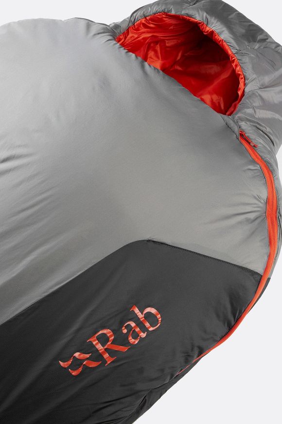 Спальний мішок Rab Solar Ultra 1 Regular, (-4°C), 185 см - Left Zip, Granite (QSS-05-GRA-REG-LZ)