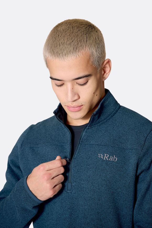 Кофта чоловіча Rab Ryvoan Pull-On, Ebony, L (RB QFG-82-EBN-LRG)