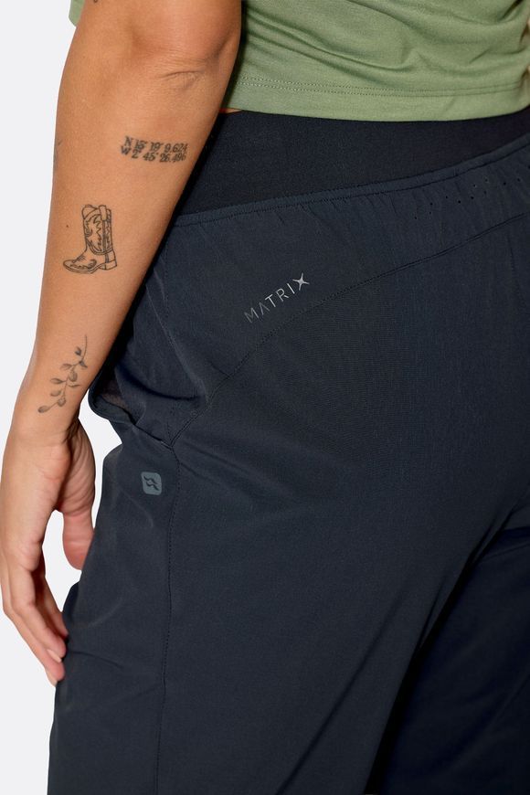 Шорти жіночі Rab Momentum Tech Pants Wmns, Dark Fig Green, 10, Regular (RB QFW-45-DFG-10-RG)