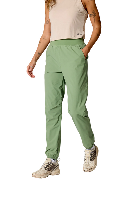 Шорти жіночі Rab Momentum Tech Pants Wmns, Dark Fig Green, 10, Regular (RB QFW-45-DFG-10-RG)