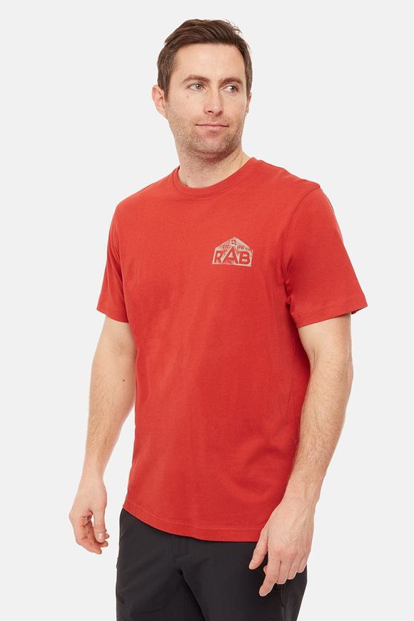 Футболка чоловіча Rab Stance Hex Tee, RED CLAY, S (821468919600)