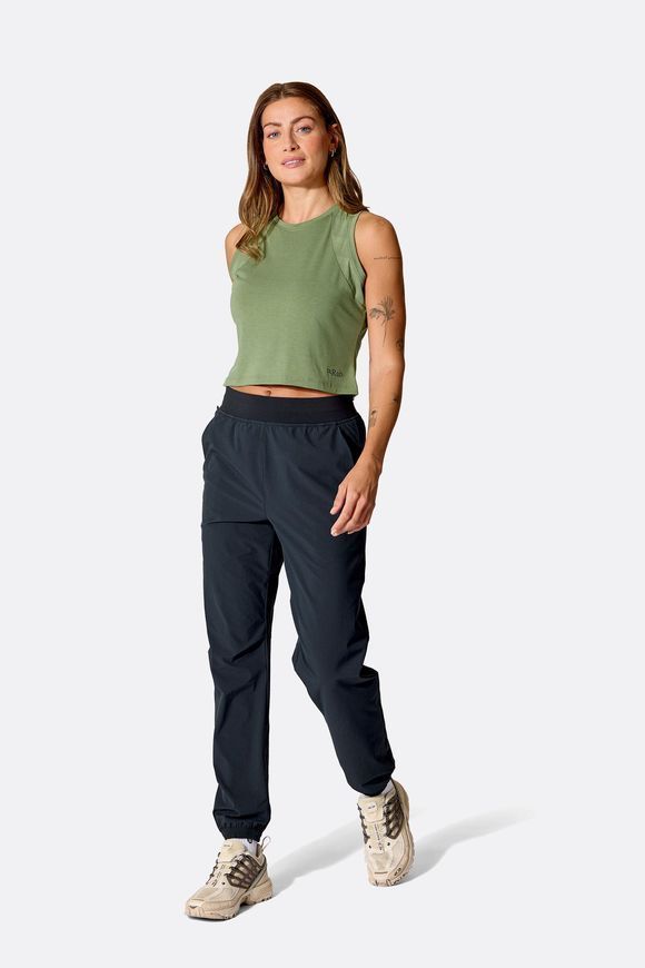 Шорти жіночі Rab Momentum Tech Pants Wmns, Dark Fig Green, 10, Regular (RB QFW-45-DFG-10-RG)
