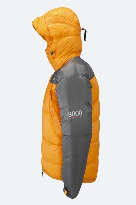 Чоловічий зимовий пуховик Rab Expedition 8000 Jkt, GOLD/SHARK, L (QED-21-GO-L)