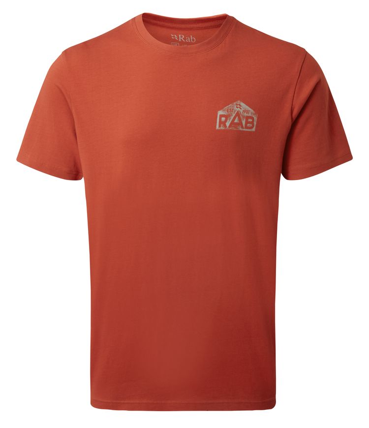 Футболка чоловіча Rab Stance Hex Tee, RED CLAY, S (821468919600)