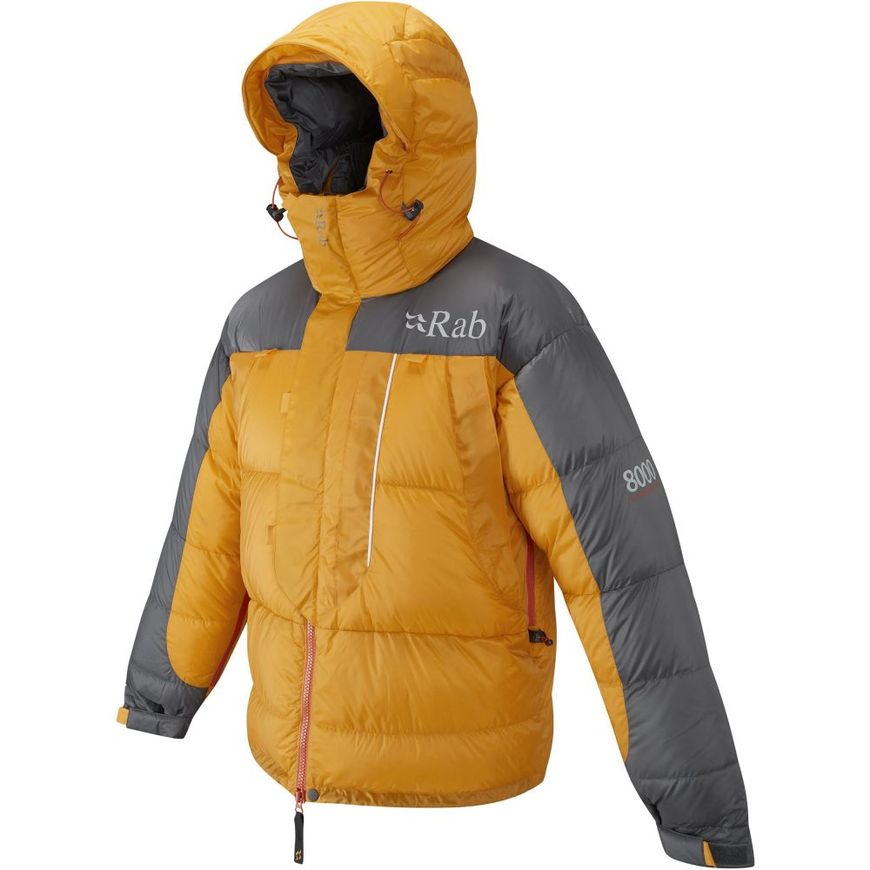 Чоловічий зимовий пуховик Rab Expedition 8000 Jkt, GOLD/SHARK, L (QED-21-GO-L)