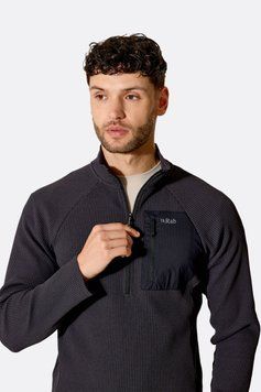 Кофта чоловіча Rab Hepton Pull-On, Anthracite, L (RB QFH-07-ANT-LRG)