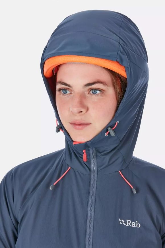 Жіноча куртка Soft Shell Rab Vapour-rise Jkt wmns, STEEL, 10 (821468851948)