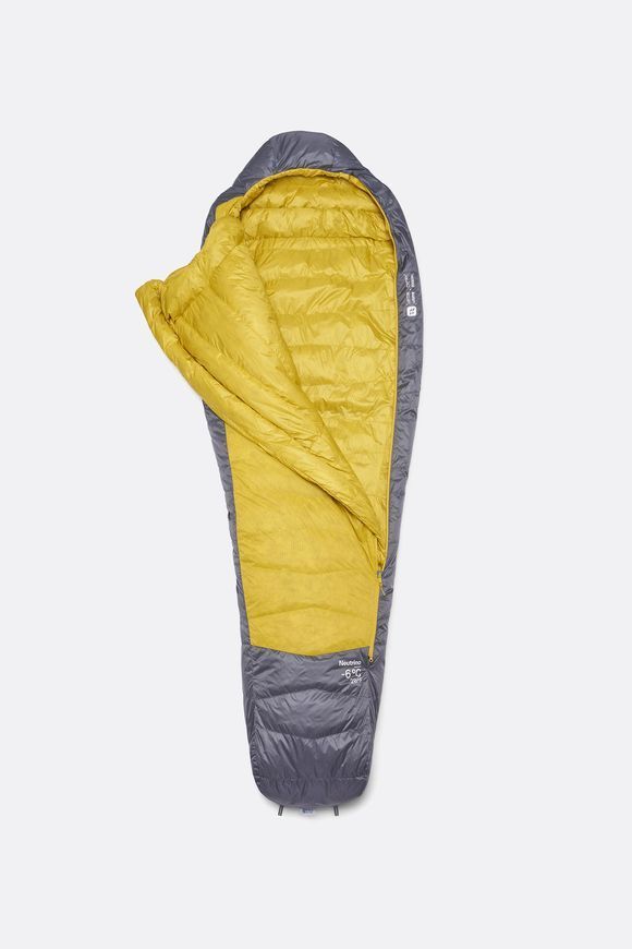 Спальний мішок Rab Neutrino (-6&deg;C) Left Zip, Regular, Graphene/Dark Pollen (RB QSN-16-GDP-REG-LZ)