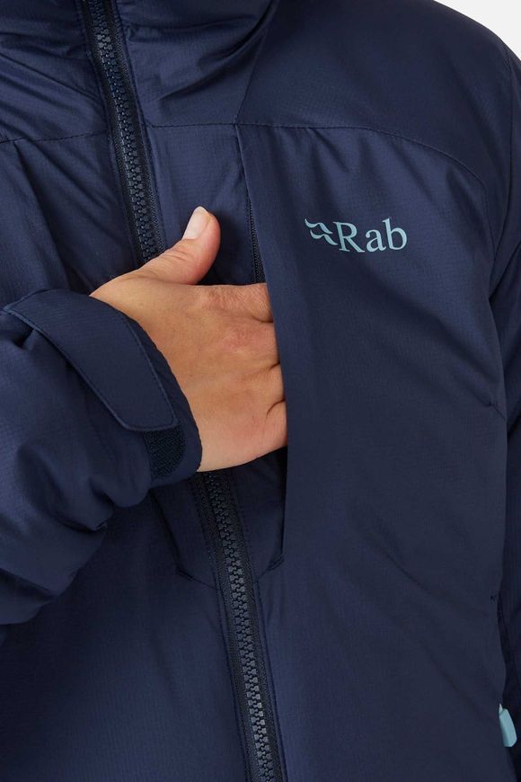 Жіноча утеплена куртка Rab Xenair Alpine Jacket Wmns, Green Slate, 14 (QIP-10-GNS-14)