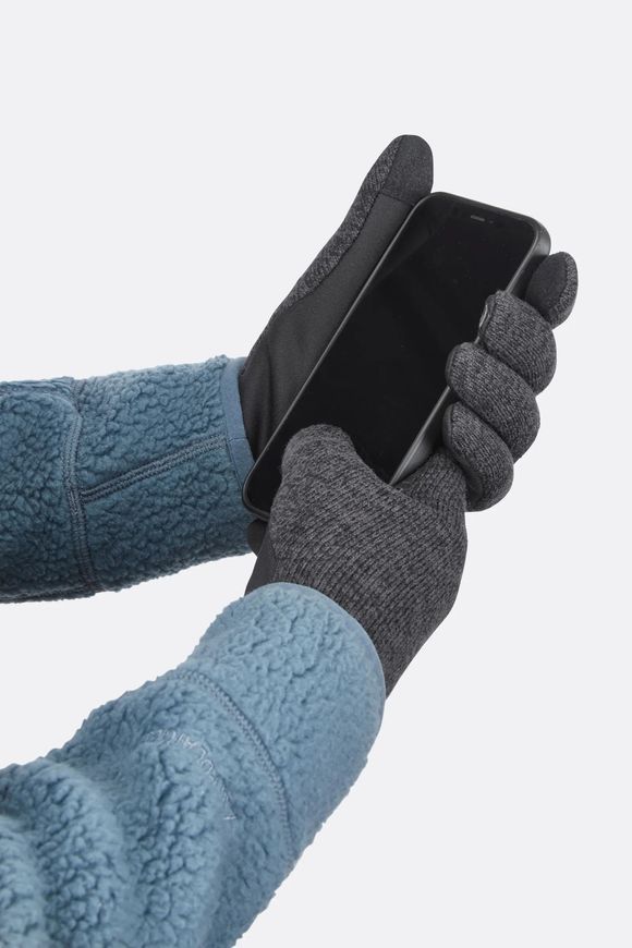 Рукавички жіночі Rab QuestWindstopper Gloves Wmns, Anthracite, S (RB QAJ-67-ANT-SML)