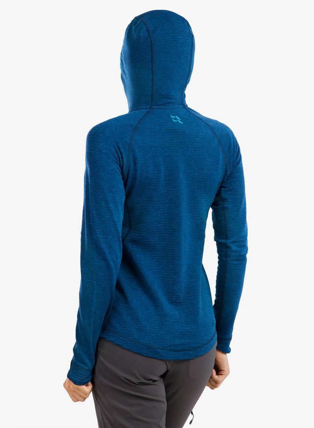 Кофта жіноча Rab Filament Hoody Wmns, DEEP INK/POLAR BLUE, 10 (821468943100)