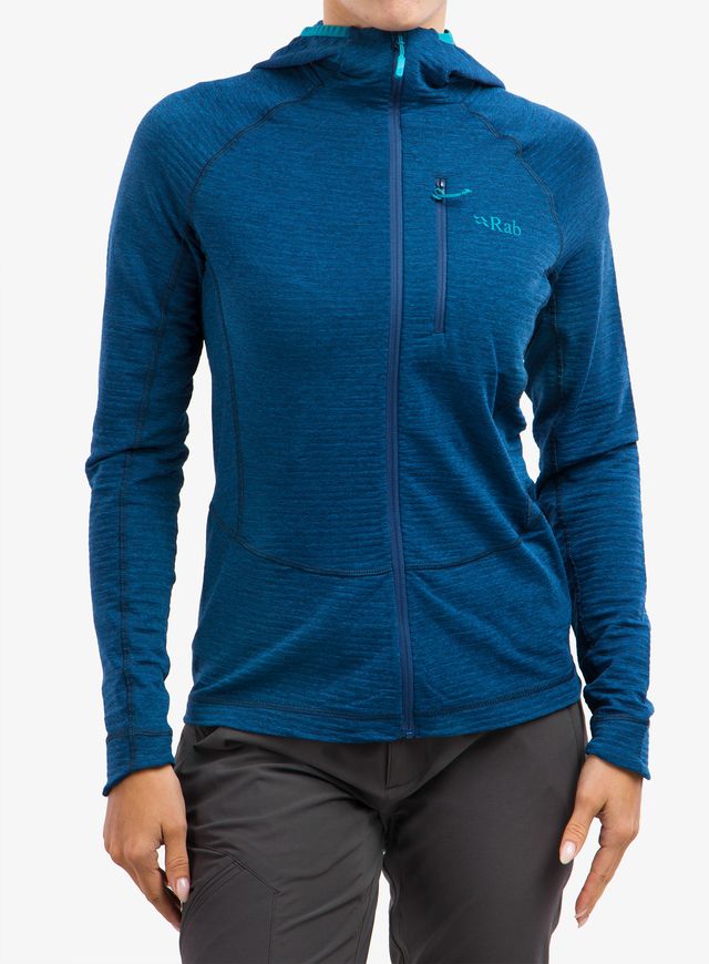 Кофта жіноча Rab Filament Hoody Wmns, DEEP INK/POLAR BLUE, 10 (821468943100)